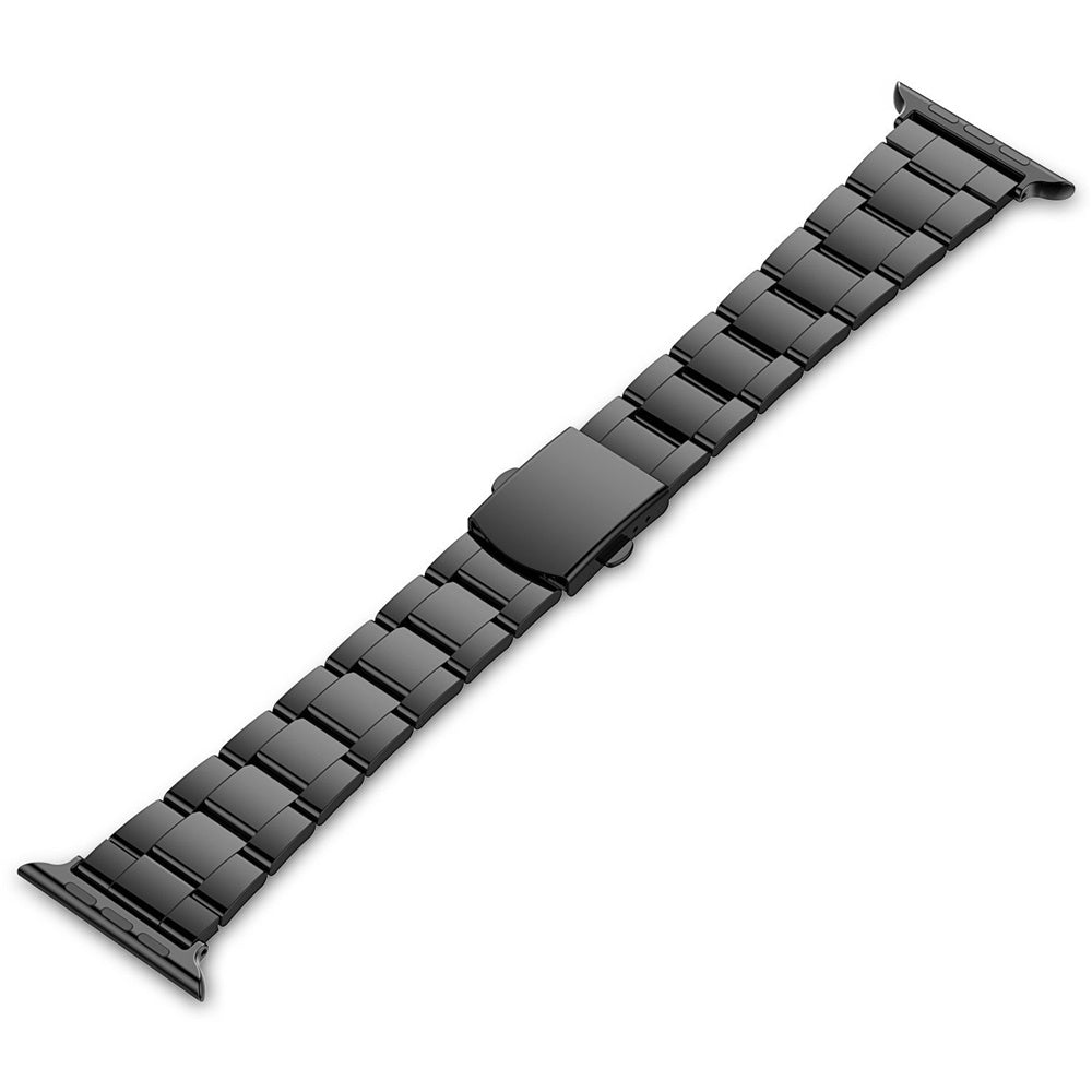 Black Metallic Three Beads Strap