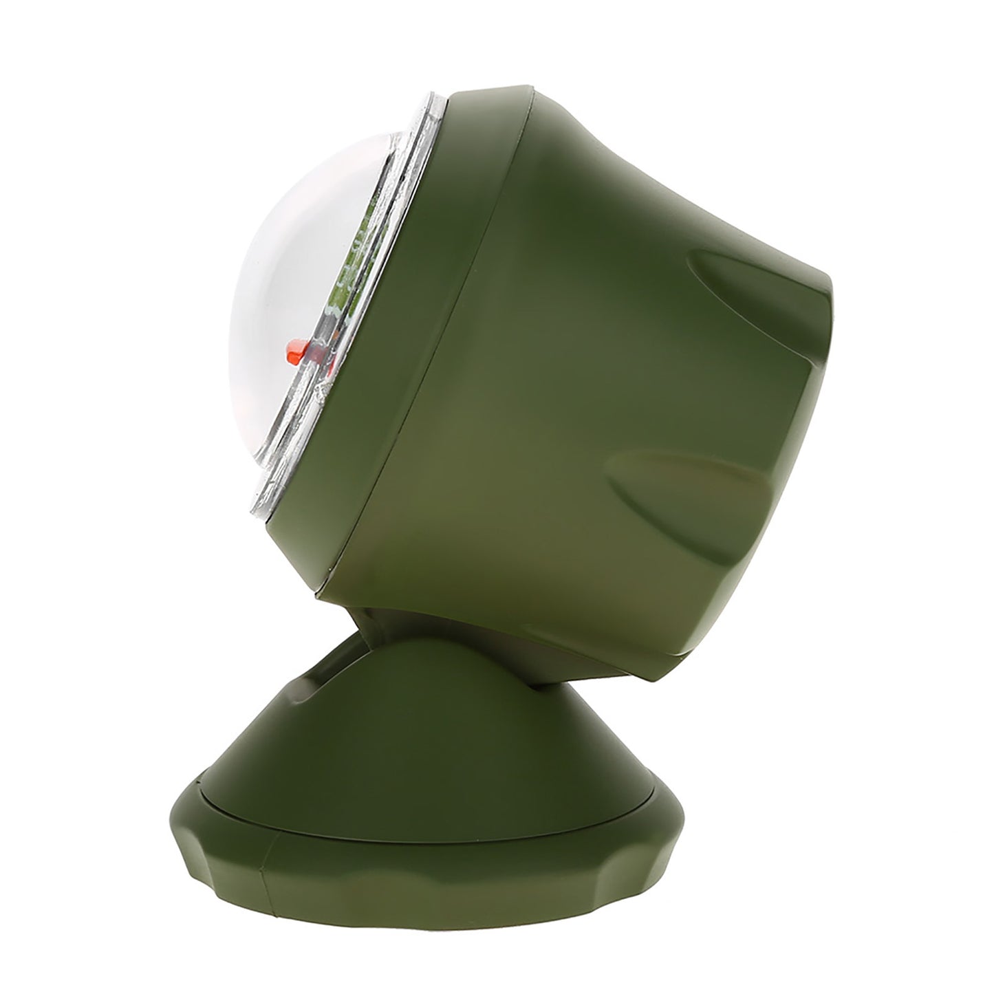 A green angle slope meter with a digital display and adjustable stand.