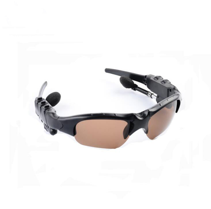 Sunglasses with Bluetooth equipment.